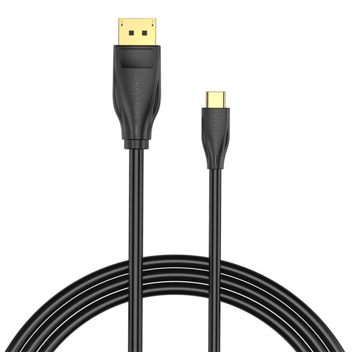USB-C uz DisplayPort 1.4 kabeļa ventilācijas atveri CGYBG, 1,5 m, 8K 60Hz/4K 120Hz (melns)