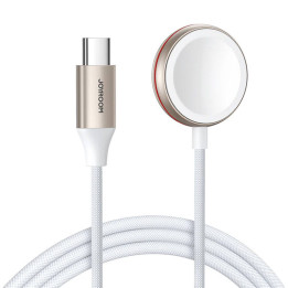 Apple Watchin magneettilaturi Joyroom S-IW011 USB-C 5V 1,2m (valkoinen)