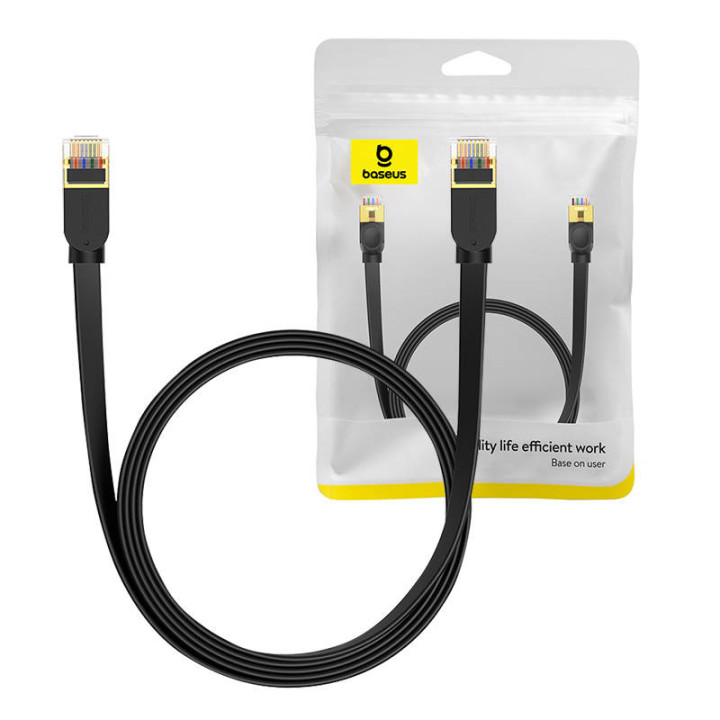 Baseus Cat 7 UTP Ethernet RJ45 kaabel Flat 2 m must