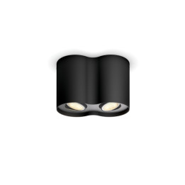Philips Hue Pillar juodas 2x5W 230V
