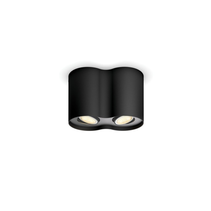 Philips Hue Pillar juodas 2x5W 230V