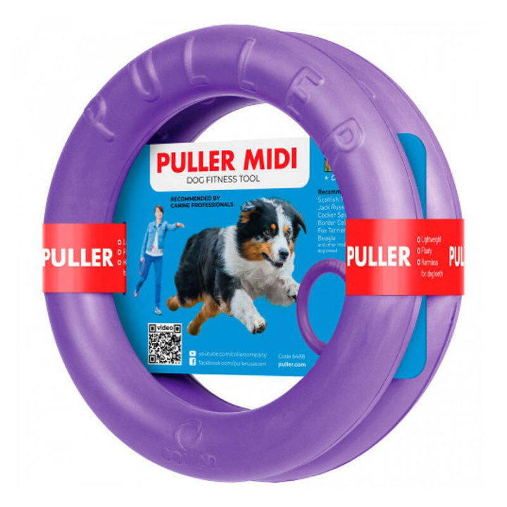 Ratas / Treeningmänguasi koerale Puller Midi 19,5 cm