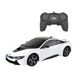 RASTAR R/C 1:18 BMW i8 puldiga auto (valge)