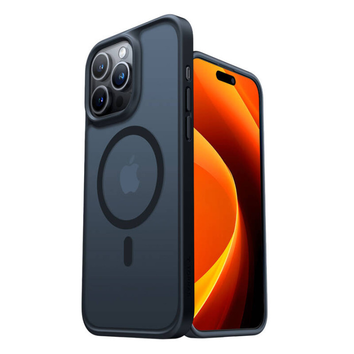 Torras Guardian Magnetic Series futrālis iPhone 15 Pro (melns)