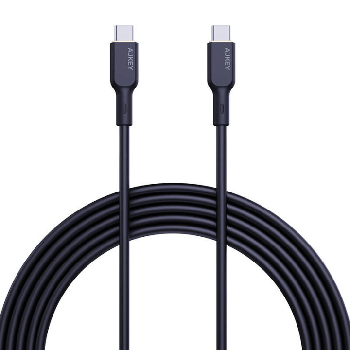 Kabelis Aukey CB-SCC102 USB-C į USB-C 1,8 m (juodas)