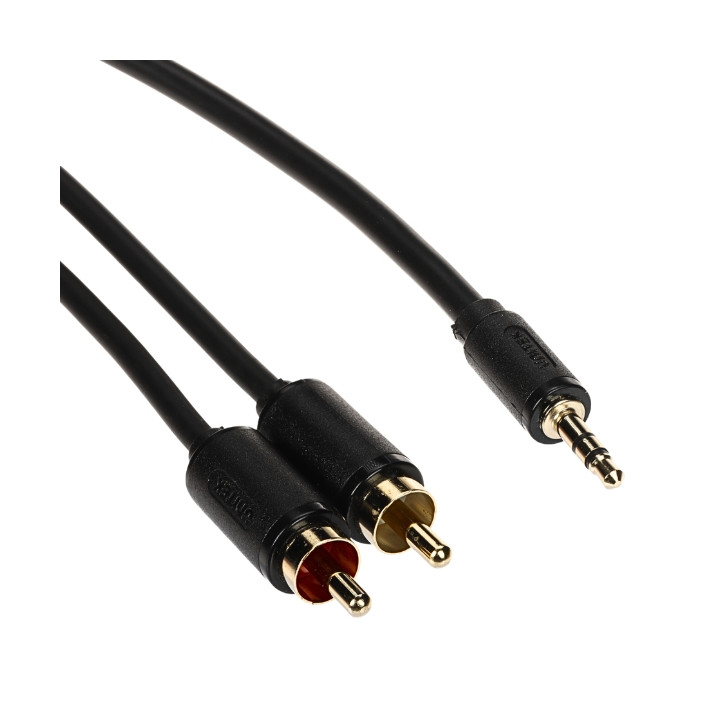 UNITEK C19024BK01 2 x RCA (Cinch) iki 3,5 mm lizdo stereo garso kabelis 10 m juodas