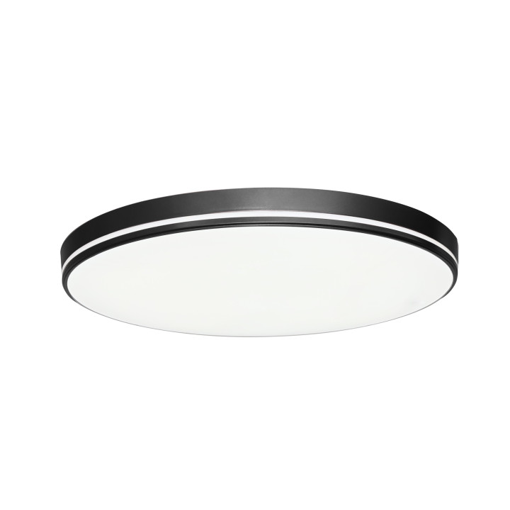 Immax NEO LITE AREAS Smart lubinis šviestuvas 51cm, 48W juodas Tuya Wi-Fi