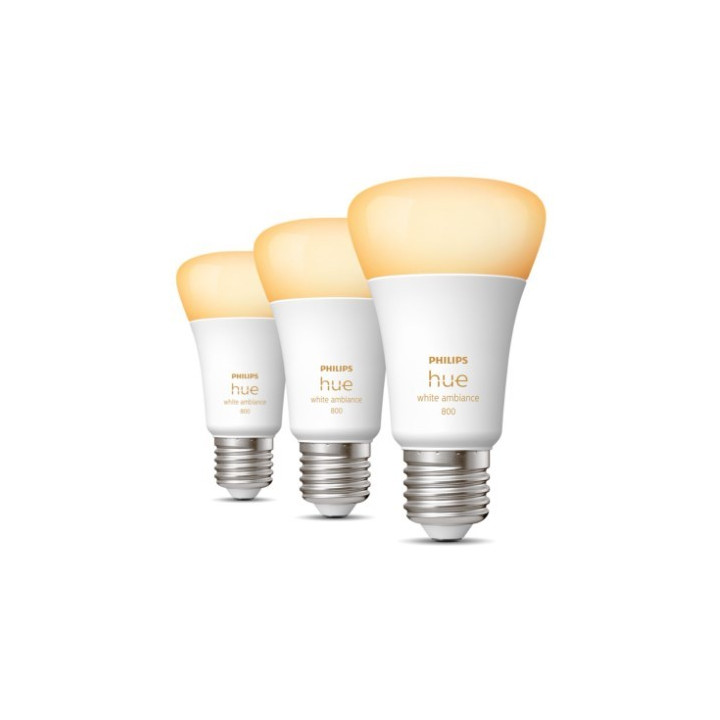 Philips Hue E27 iš 6W 3-Pak