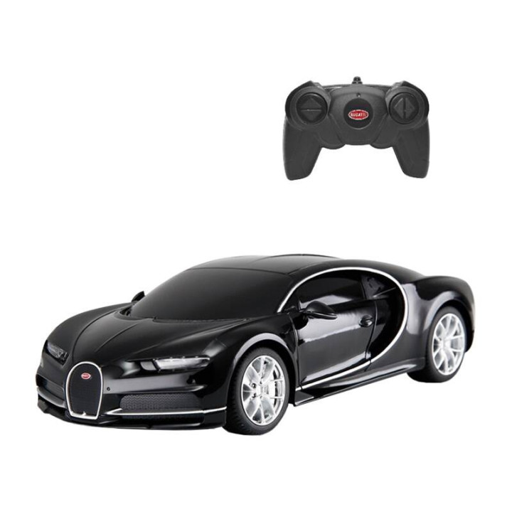 RASTAR R/C 1:24 Bugatti Chiron tālvadības automašīna (melna)