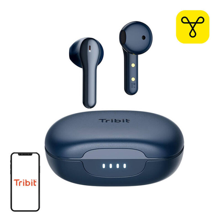TWS Tribit SolarBuds C2 BTH96R austiņas (melnas)