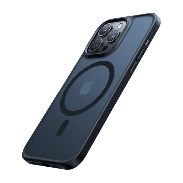 Torras Guardian-Mag kotelo iPhone 15 Pro Maxille (musta)