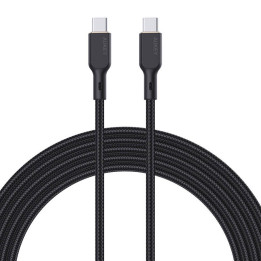 Kabelis Aukey CB-KCC101 USB-C į USB-C 1m (juodas)
