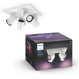 Philips Hue griestu lampa Argenta plate/spirālbalta 4x5,7W