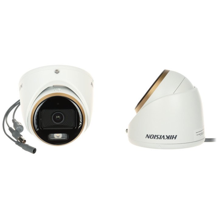 Hikvision DS-2CE70DF3T-LMFS(2.8MM) Smart Hybrid Light ColorVu Analog CCTV Camera 1080p