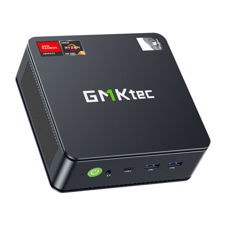 Mini dators GMKtec M6 Ryzen 5 6600H 16GB RAM + 512GB WIN 11 Pro