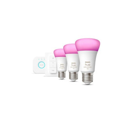 Philips Hue Mostek + 3x E27 9W RGBW + kytkin