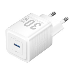 Vention FEZB0-EU USB-C GaN tinklo įkroviklis (30 W) (baltas)