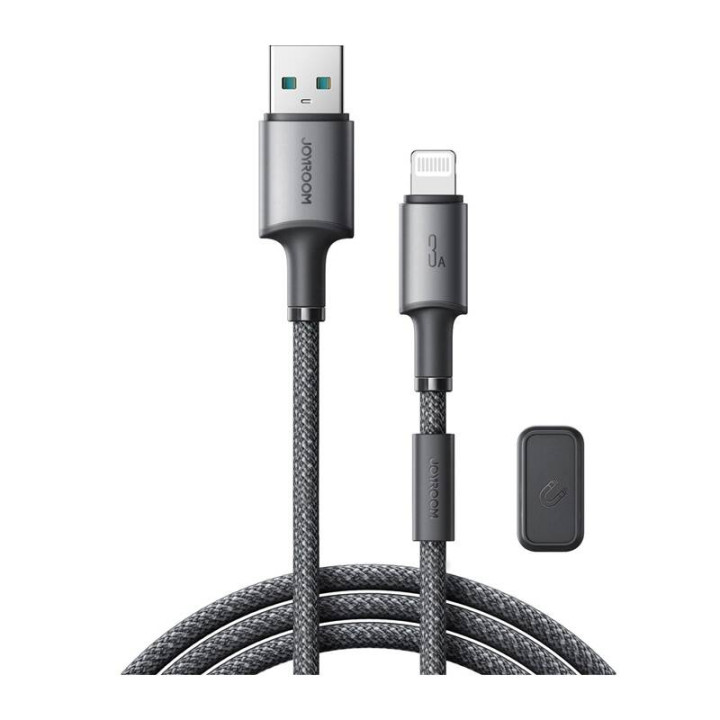 Joyroom S-A50 Unlimited 3A USB — кабель Lightning 1,2м серый
