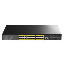 CUDY GS5024PS4-400W 24-Port Gigabit PoE+ Switch with 4 SFP+ Uplinks