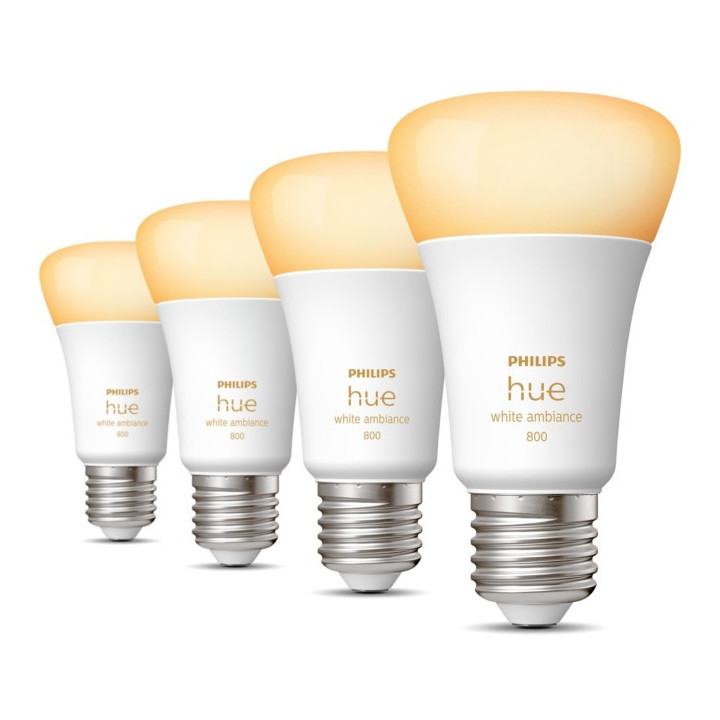 Philips hue e27 6w no bt 4-pak
