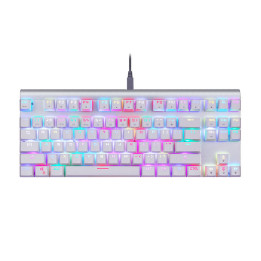 Mehāniskā spēļu tastatūra Motospeed CK101 RGB (balta)