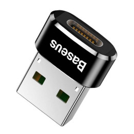 Адаптер Baseus USB-C — USB-A 3A (черный)
