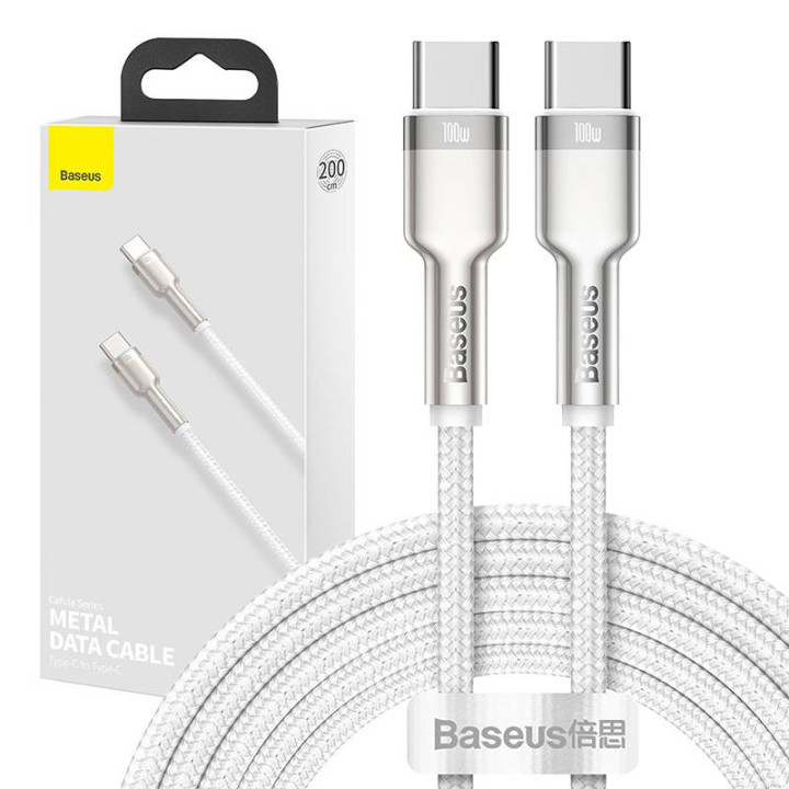 Baseus Cafule USB-C kuni USB-C, 100 W, 2 m (kahepoolne)