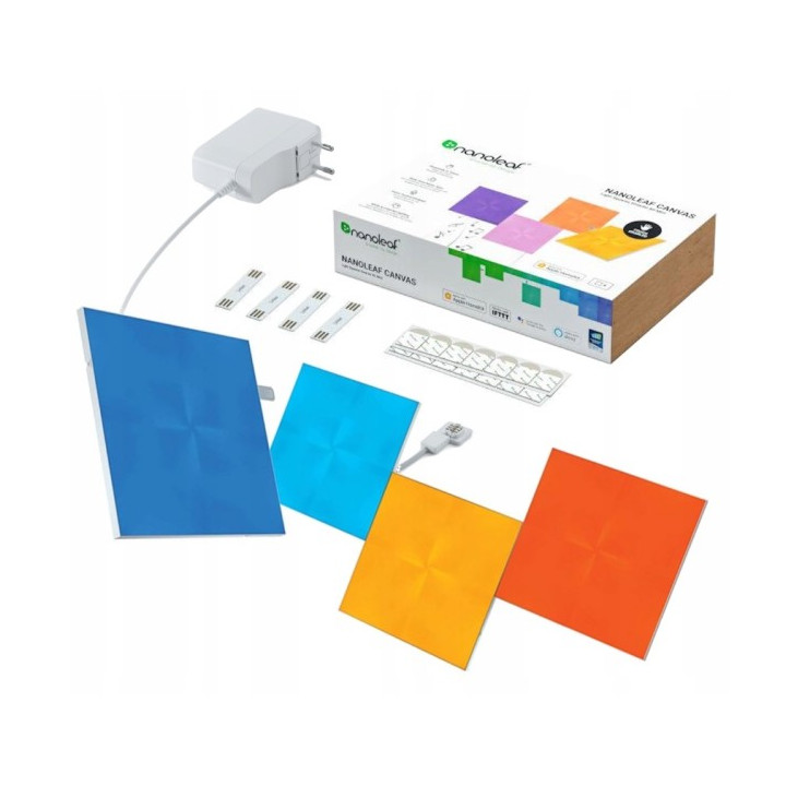Nanoleaf Canvas Smarter Kit 4 kvadratai