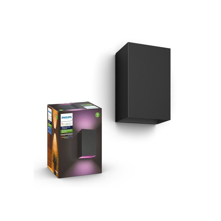 Philips Hue Resonate sienas lampa melna 2x8