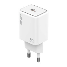 LDNIO A1508C Сетевое зарядное устройство USB-C, 30 Вт + кабель USB-C