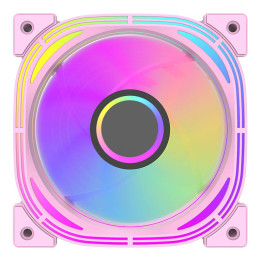 Darkflash INF24 5in1 ARGB datora ventilatora komplekts (rozā krāsā)