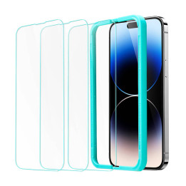 Grūdintas stiklas ESR skirtas iPhone 14 Pro 1 vnt. (aišku)