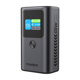 Power Bank Choetech B701 10000mAh PD30W (pelēks)