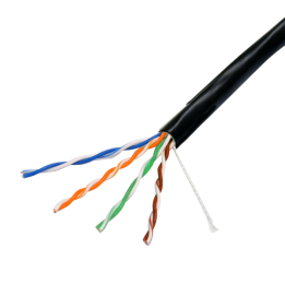 SAFIRE UTP6-100-OUTDOOR-CCA Cat6 ulkokaapeli 100m Musta CCA