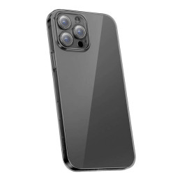 Case Baseus Crystal Series iPhone 12 Pro (skaidrus) + grūdintas stiklas + valymo rinkinys