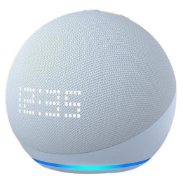 Amazon Echo Dot 5 koos Cloud Blue kellaga