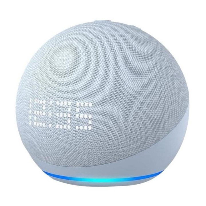 Amazon Echo Dot 5 ar Cloud Blue pulksteni