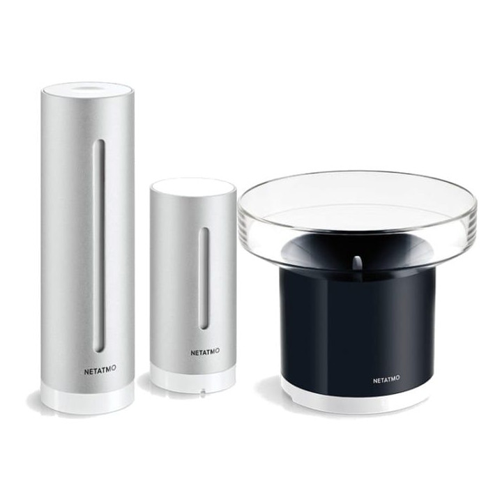 Netatmo Laika stacijas + lietus mērītāju komplekts