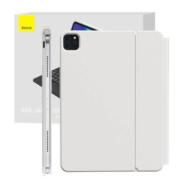 Keyboard Case Pro Baseus Brilliance, skirtas 12,9 colių iPad (2018/2020/2021) (balta)