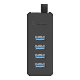 Orico W5P-030 USB į 4x USB 3.0 šakotuvo adapteris (juodas)