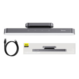 Lampa Baseus Magnetic Bezpakāpju, ar skārienpaneli (pelēks)