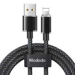 USB-A kabelis uz Lightning Mcdodo CA-3640, 1,2 m (melns)