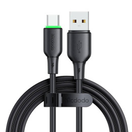 USB–USB-C-kaapeli Mcdodo CA-4751 LED-valolla 1,2 m (musta)
