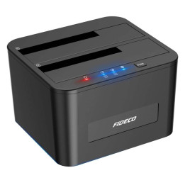 HDD / SSD prijungimo / klonavimo stotis FIDECO YPZ04S2 (USB 3.0, SATA)