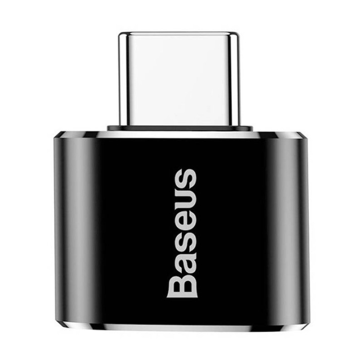 Baseus USB uz USB Type-C adapteris 2.4A (melns)