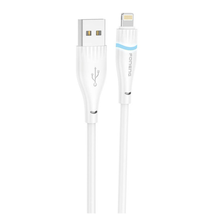 USB-A-välkkaabel Foneng X101 2,4A, 1,2m (kahepoolne)