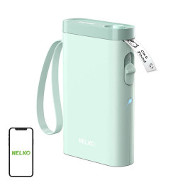 Термопринтер этикеток Nelko P21 (зеленый)