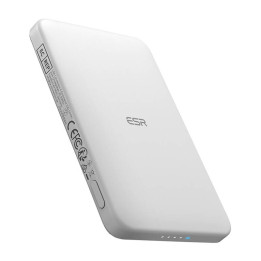 ESR Qi2 MagSlim 5000 mAh magnetiline akupank (valge)