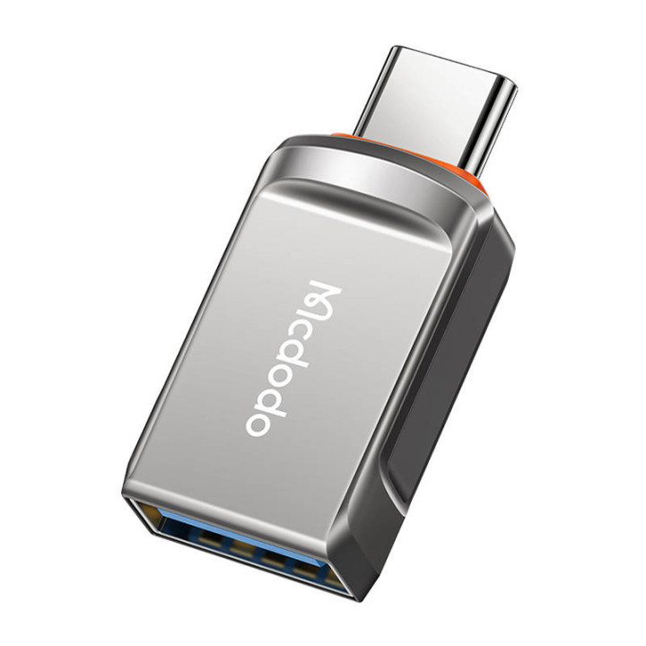 USB 3.0–USB-C -sovitin, Mcdodo OT-8730 (harmaa)