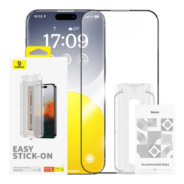 Privatumo apsauga Grūdintas stiklas Baseus Sapphire iPhone 15